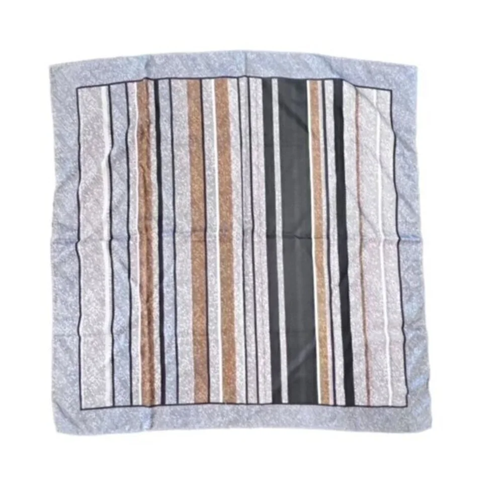 Glentex Striped‎ Scarf Large Square Style 26.5